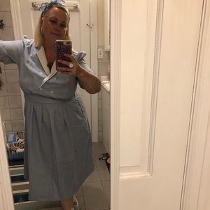 Vintage waitress dress approximately 2X